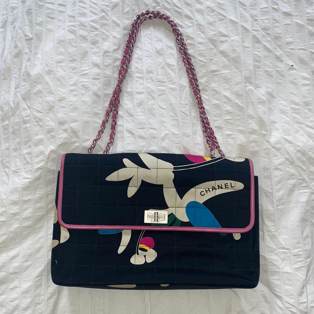 Chanel Jumbo Chocolate Bar Flap Bag